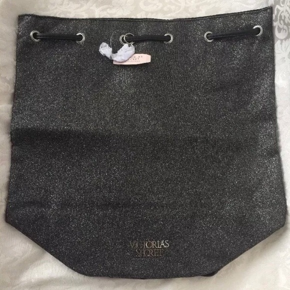 VS Glitter Sparkle Drawstring Backpack - Picture 2 of 8